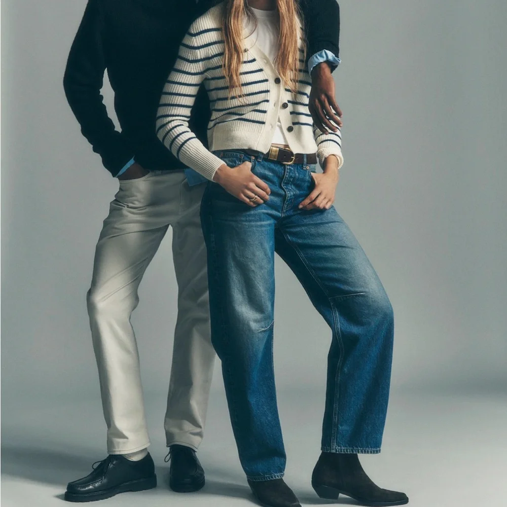 Madewell Darted Barrel Leg Jean (27) - Picture 7 of 14